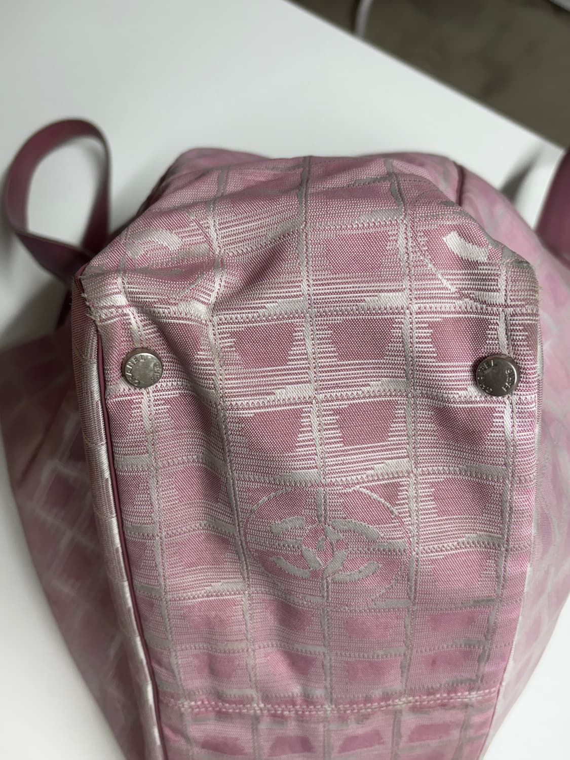 00's 샤넬 뉴 트래블 라인 토트백 상품이미지5