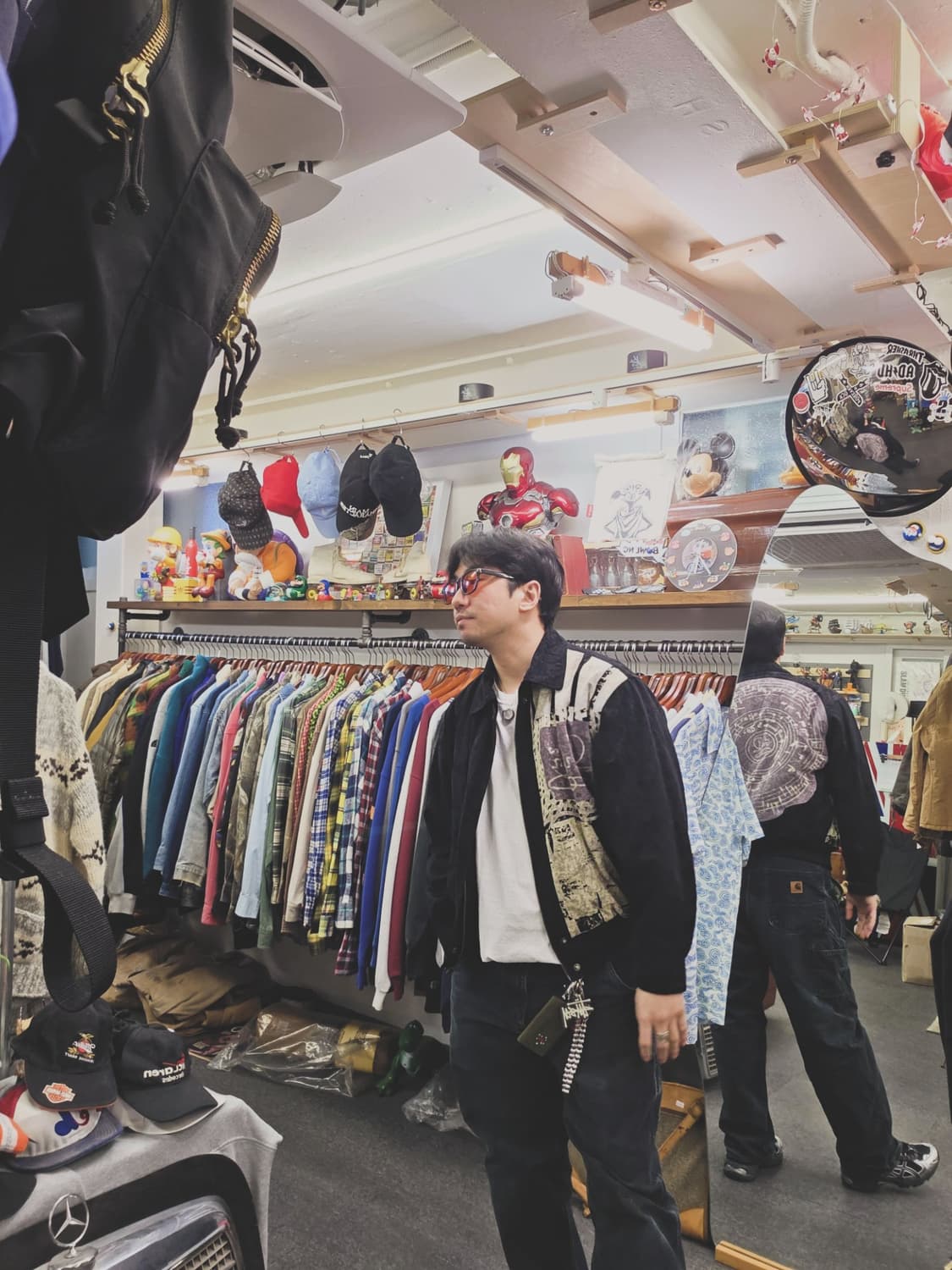 90's 재패니즈 빈티지 블루종 자켓 상품이미지1