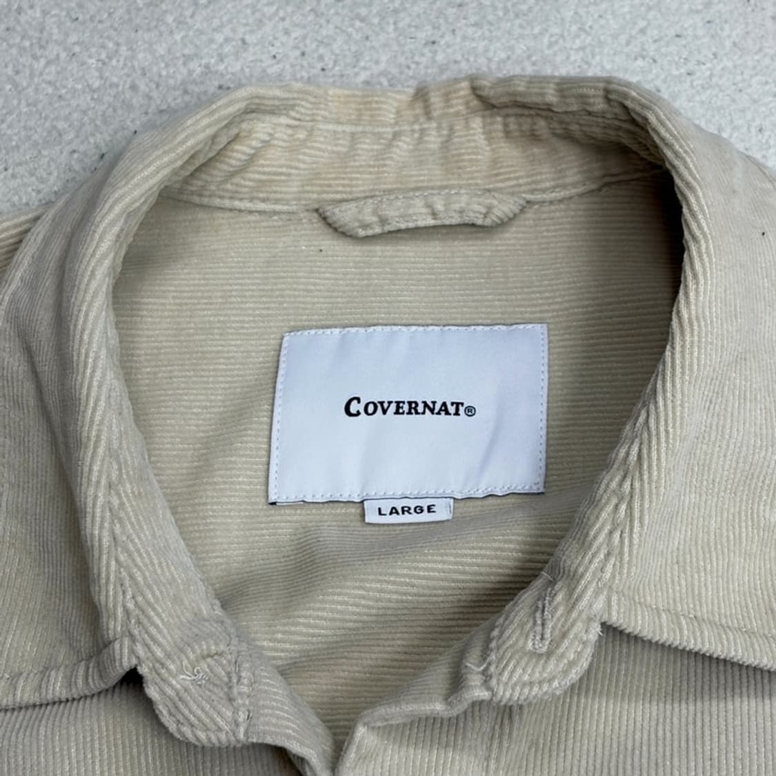 COVERNAT 시그니처 심볼 코듀로이 셔츠 L 상품이미지5