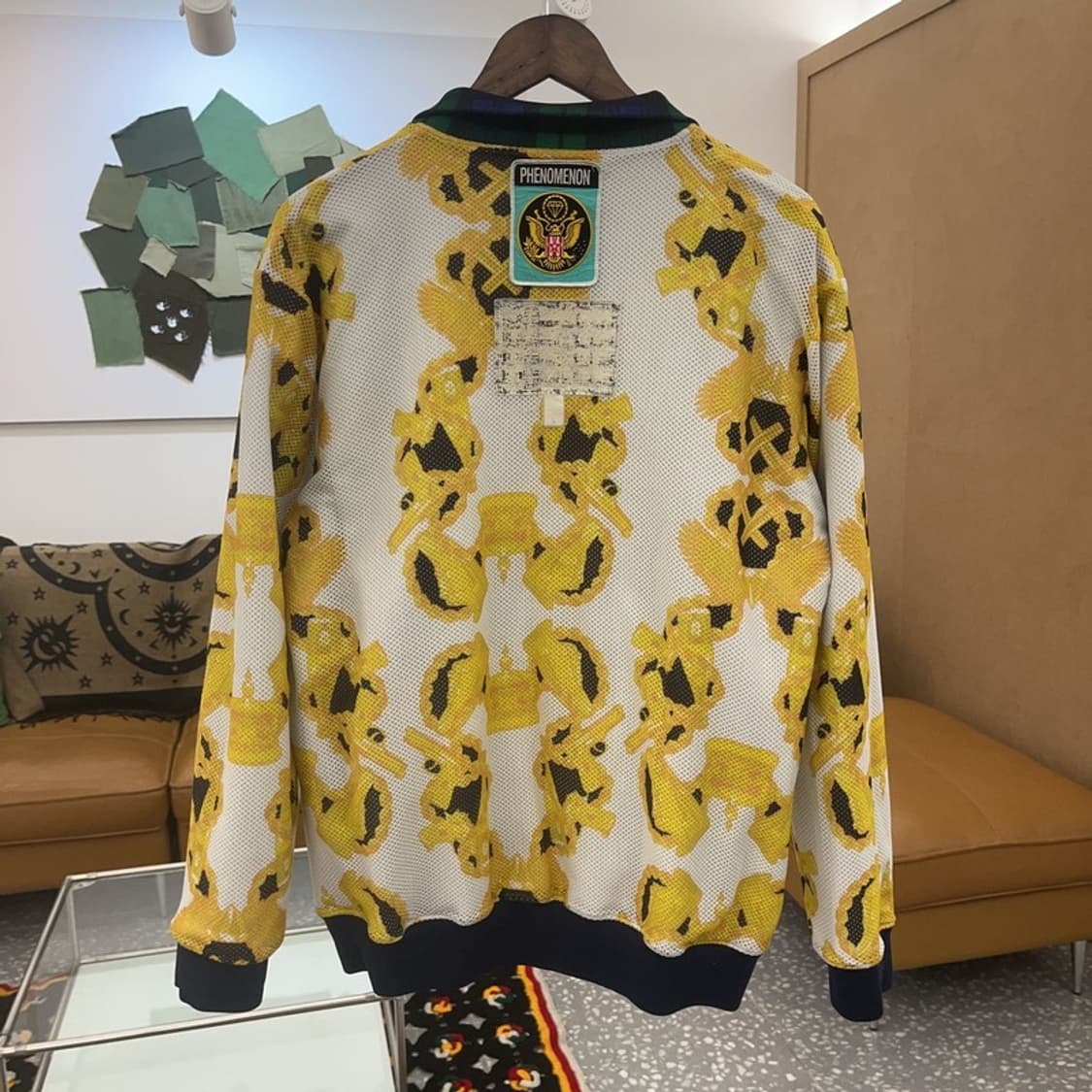 페노메논 유니크 키치 레터링 리버시블 양면 자켓 L C07255 상품이미지6