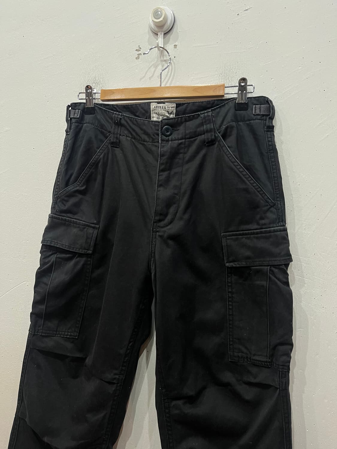 아비렉스 밀리터리 카고팬츠 블랙 31 상품이미지2
