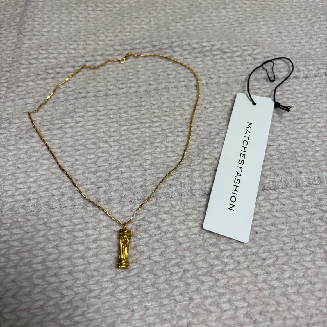 알리기에리 pillar 24k 도금 목걸이 상품이미지1