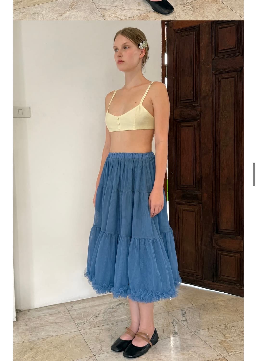 시눈 tute midi skirt 상품이미지2