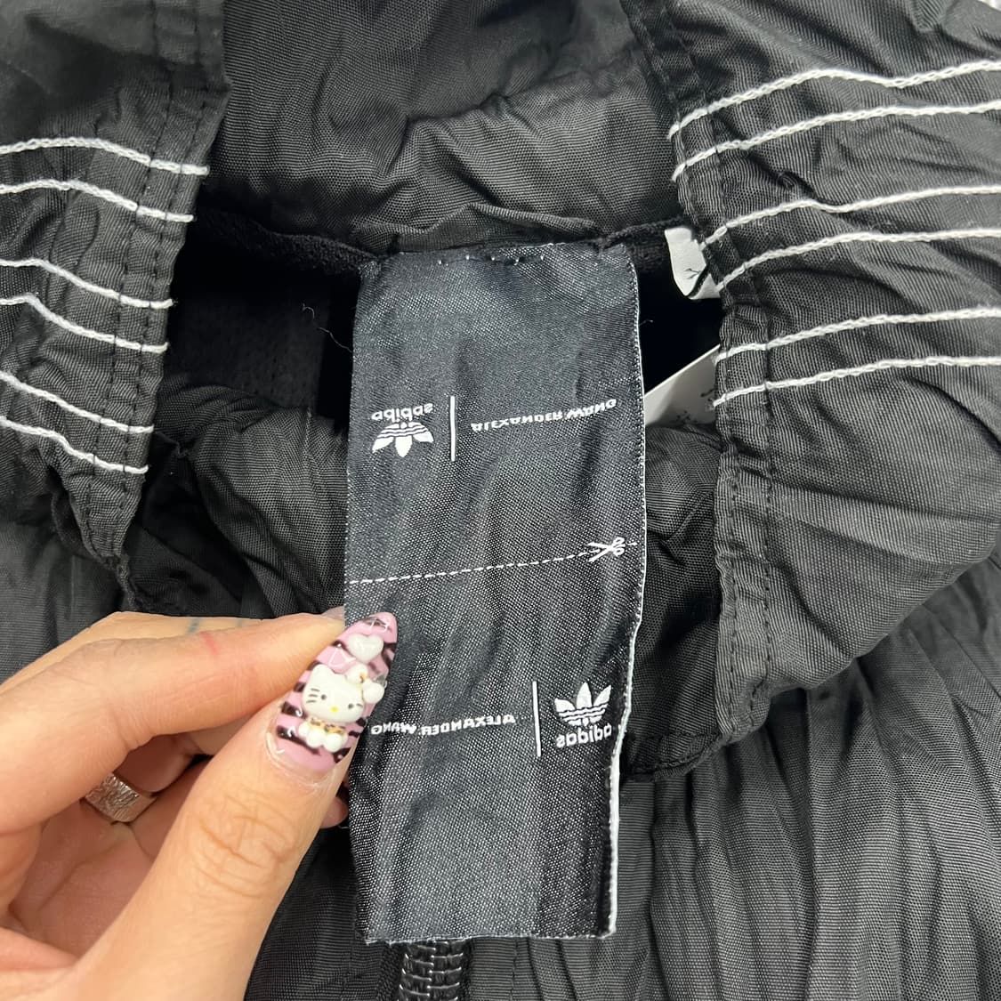 아디다스 알렉산더왕 쭈글이 반집업 트랙탑 상품이미지2