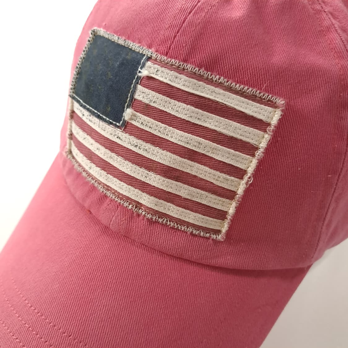CK470 폴로진스 90s 성조기패치 핫핑크 볼캡 모자 상품이미지1