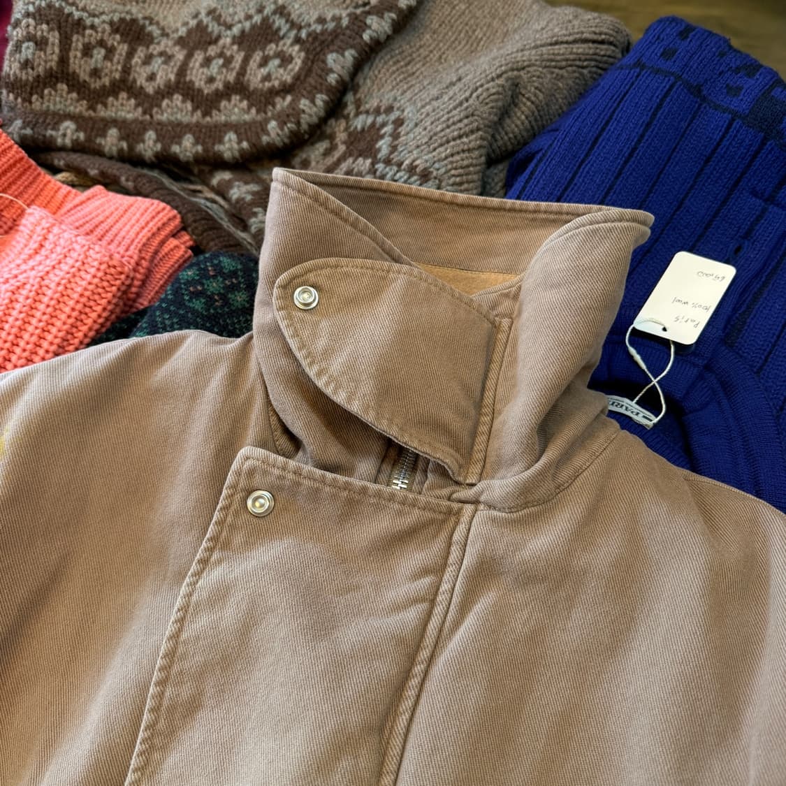 잔프랑코 페레 지안프랑코 페레 아카이브 하이넥 봄버 자켓 XL 상품이미지3