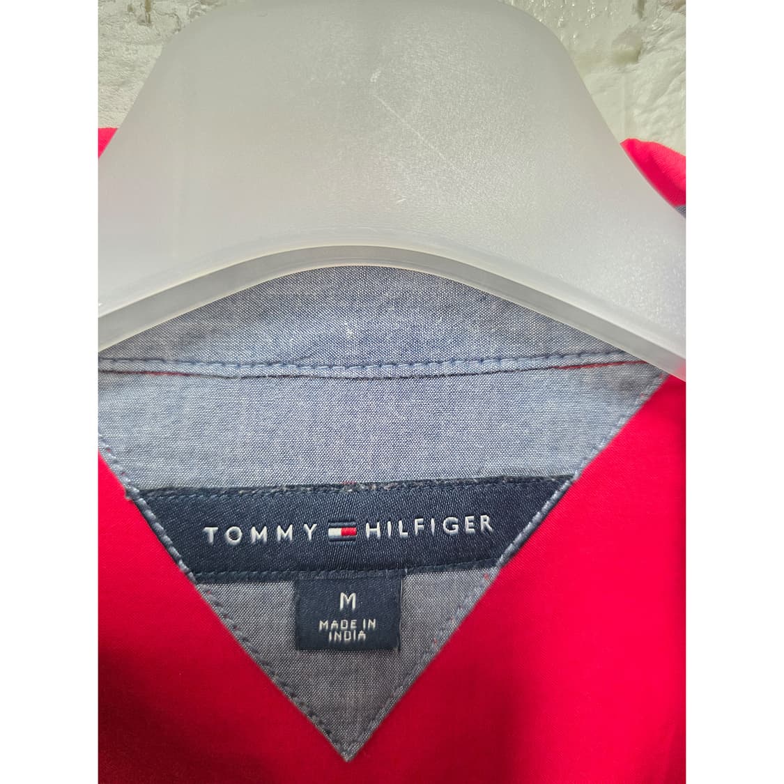 택포// 타미힐피거 레드 셔츠 M 상품이미지2