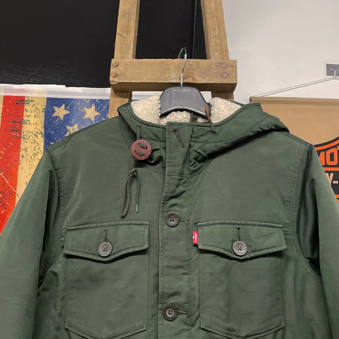 리바이스 덕 다운 시어링 야상 자켓 파카 상품이미지3