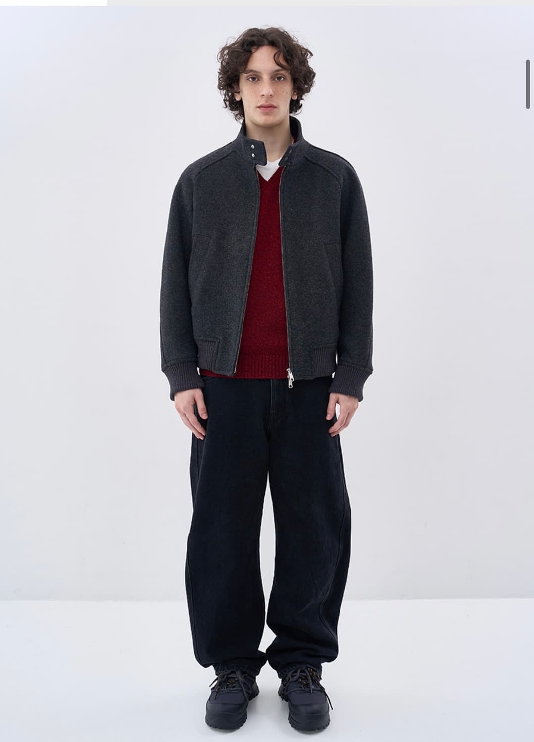 M/차콜 애프터프레이 리가즈 해링턴 블루종 상품이미지2