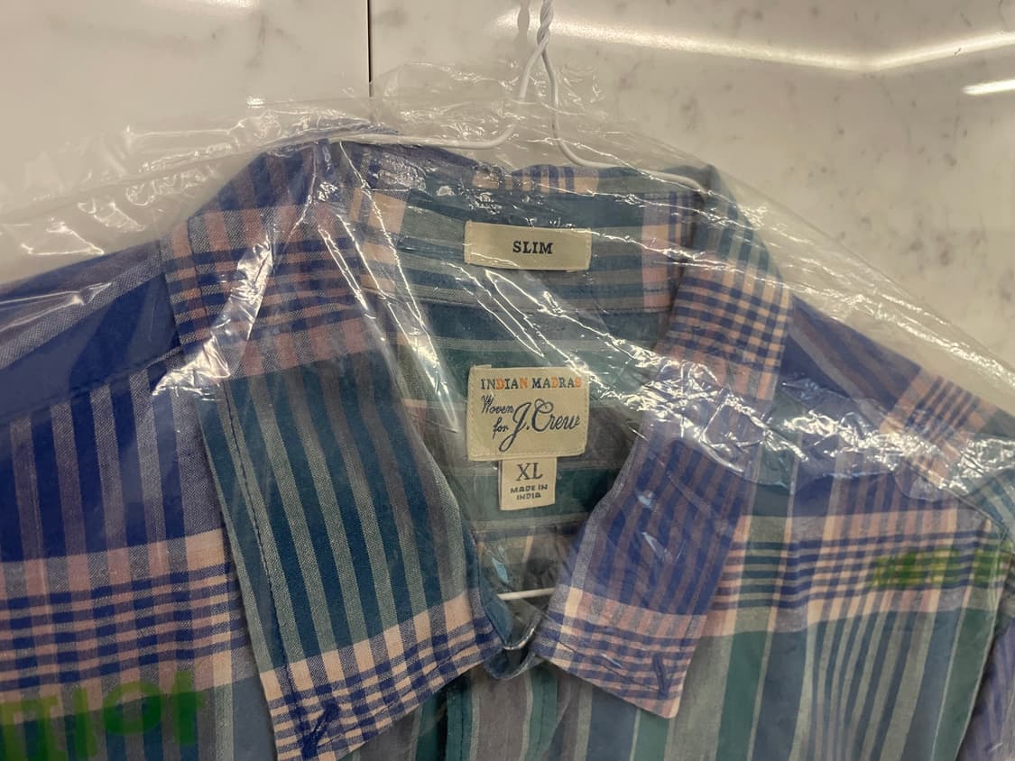 제이크루 마드라스 체크 셔츠 상품이미지2