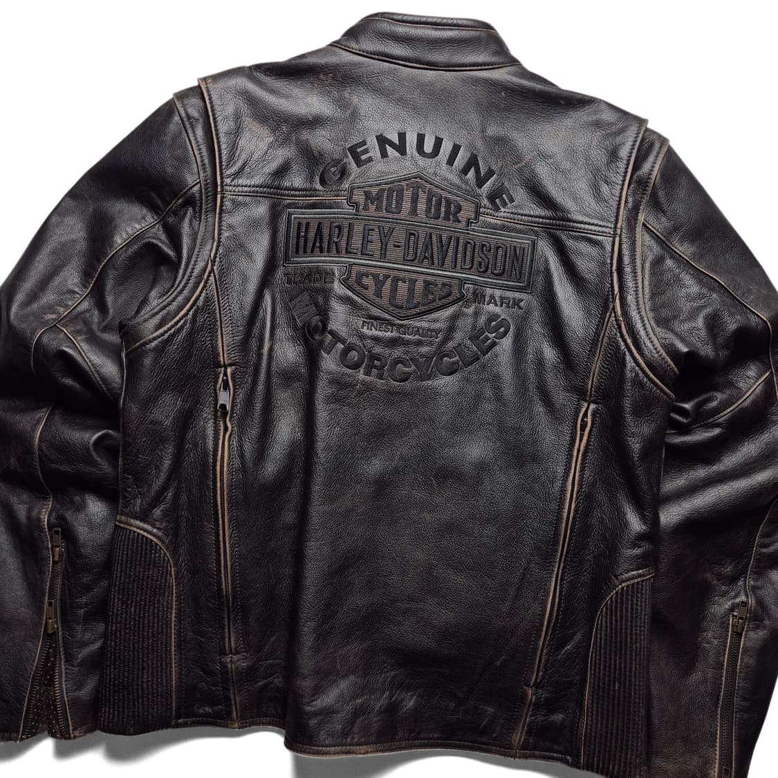 [L] 할리데이비슨 소가죽 바이커 자켓 상품이미지1