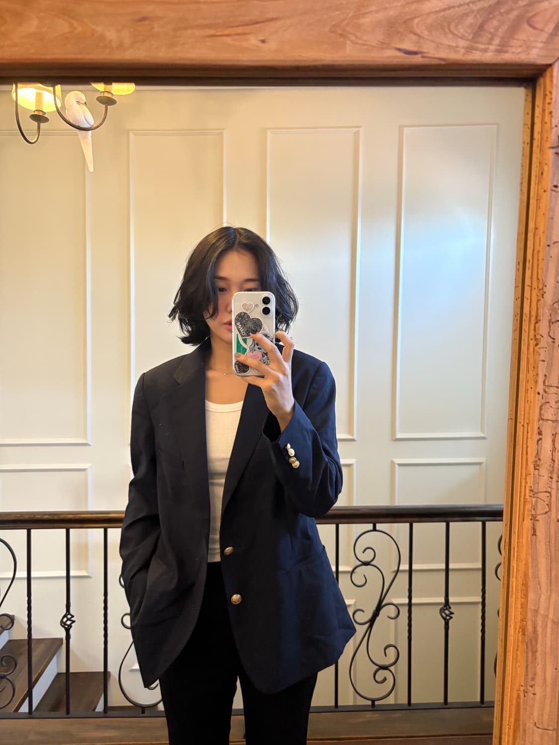 조이드비비에 네이비 금장 자켓 상품이미지2