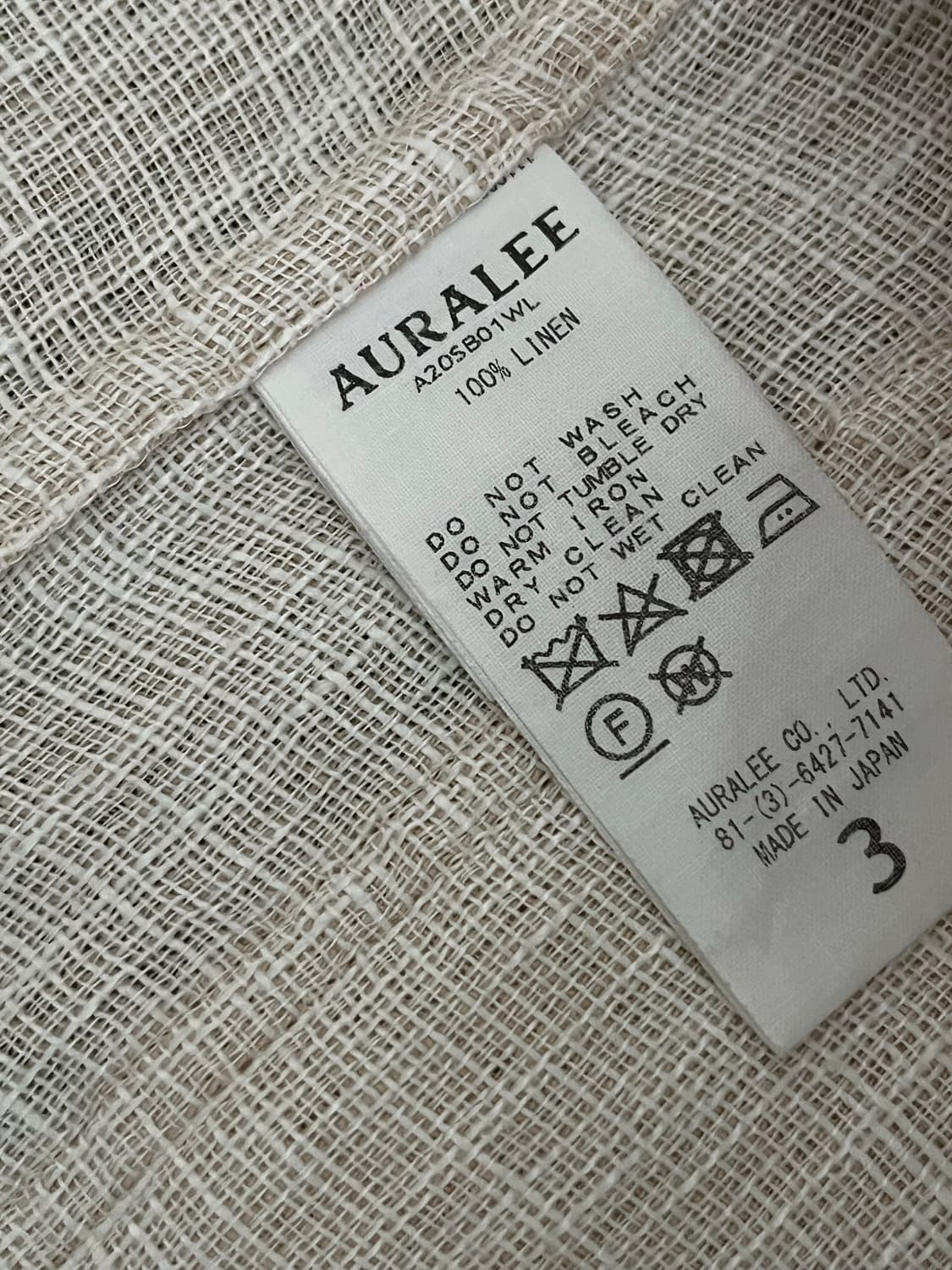 오라리 린넨 자켓 상품이미지5