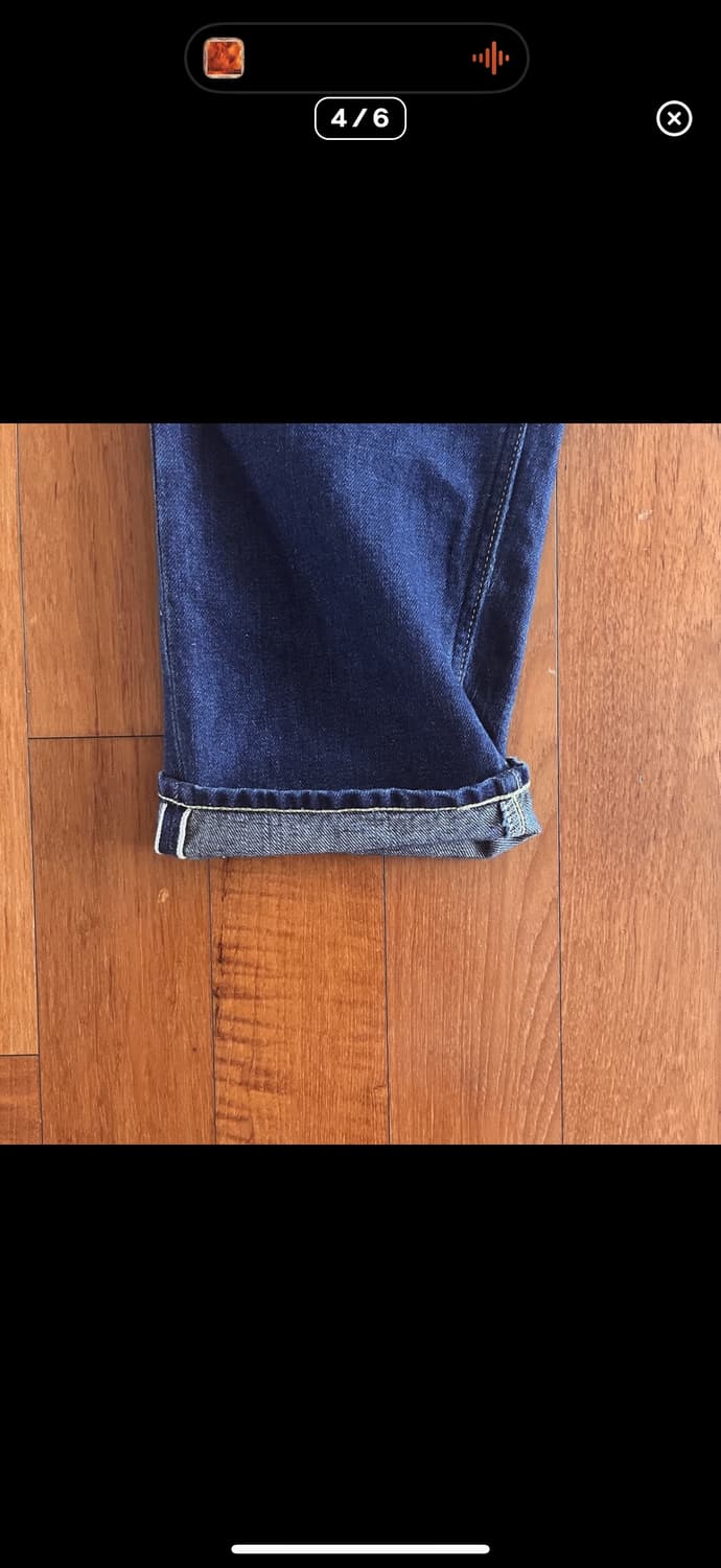 꼼데 가르송 셀비지 데님팬츠 상품이미지4