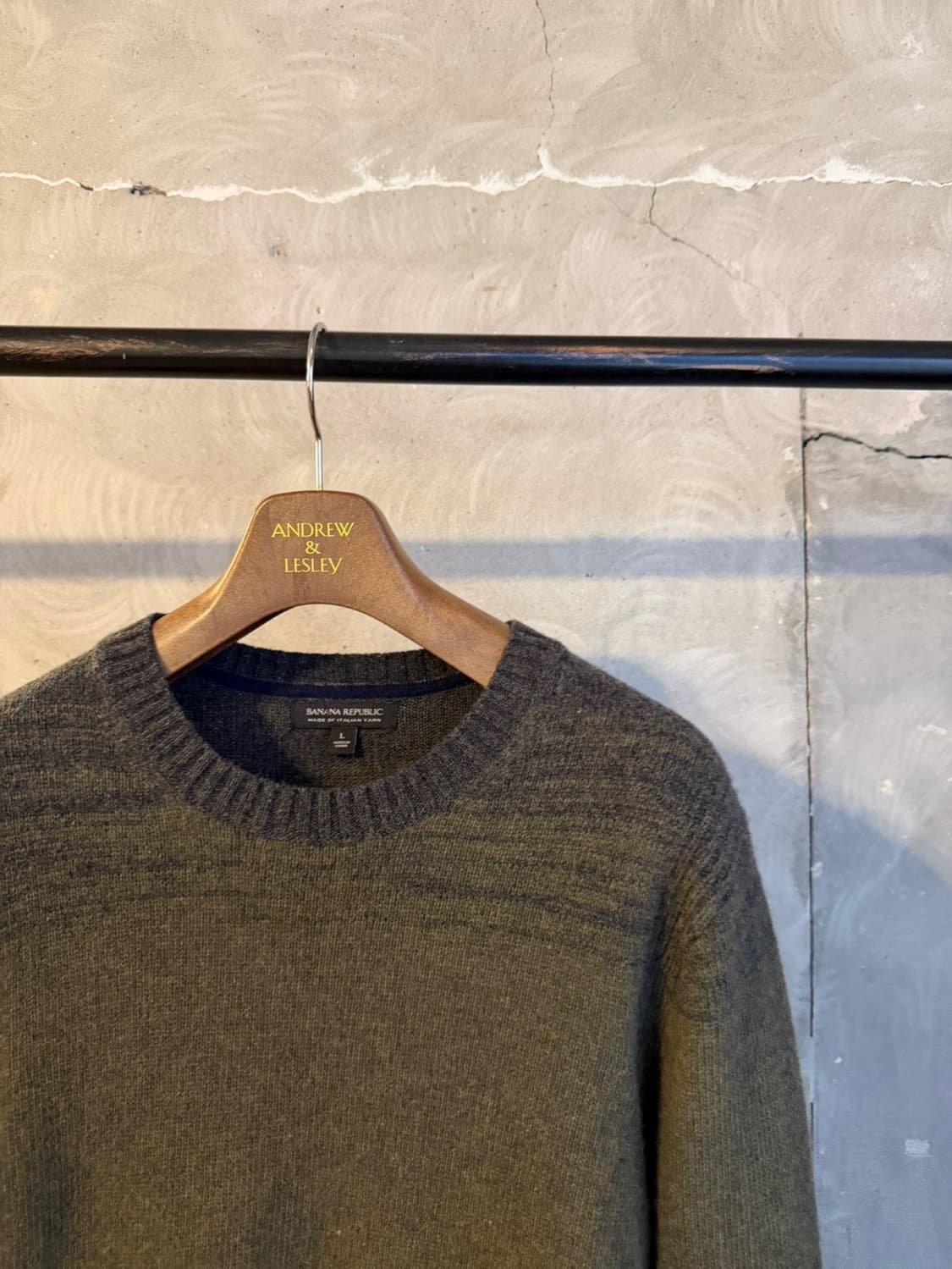 바나나리퍼블릭 램스울 니트 남성100 상품이미지3