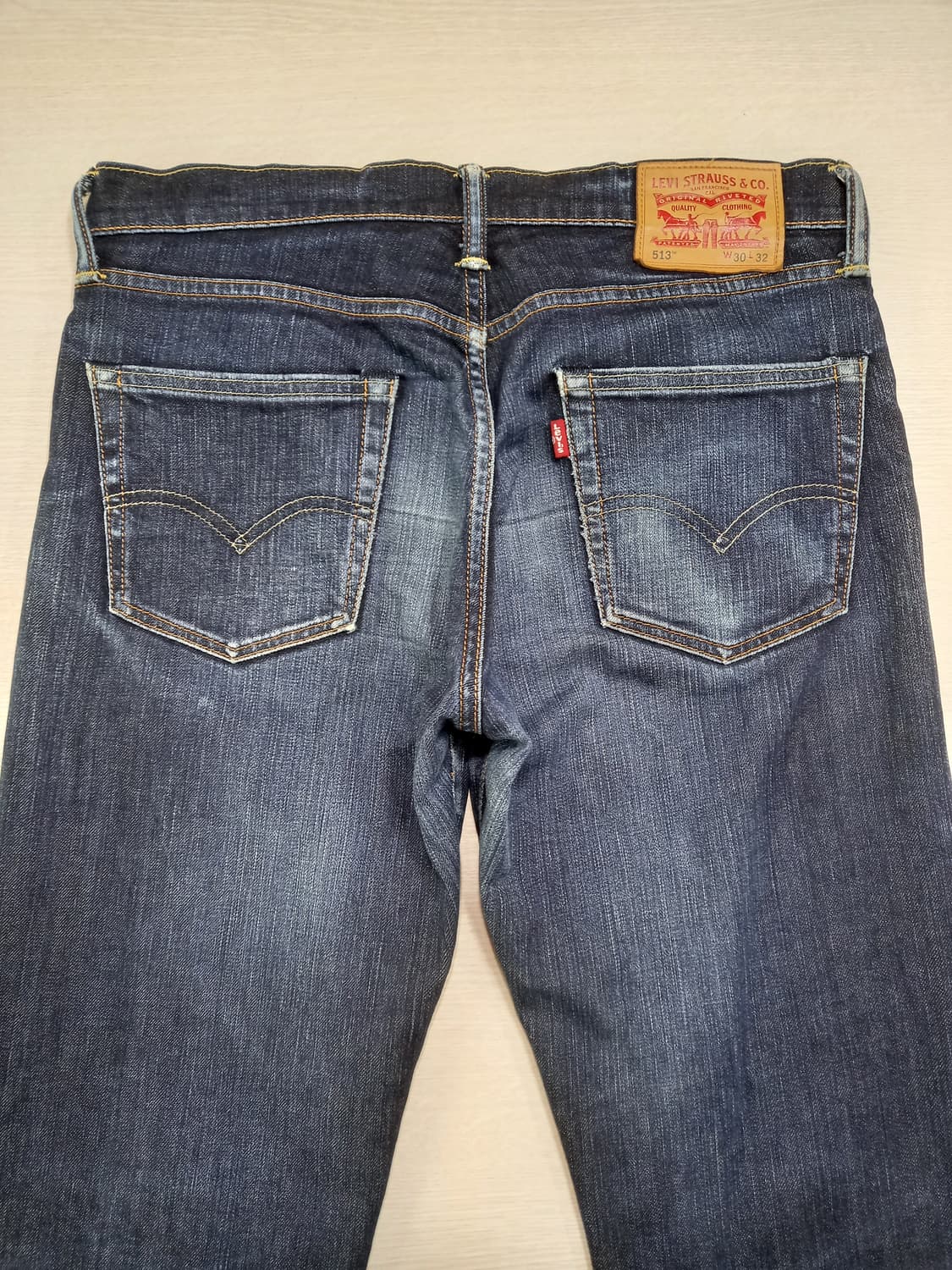 32 리바이스513 워싱 스판 일자진 진청 32-297 상품이미지4