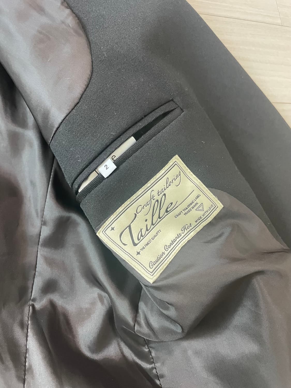 [타일레]  투 블레이저 자켓 black 상품이미지5