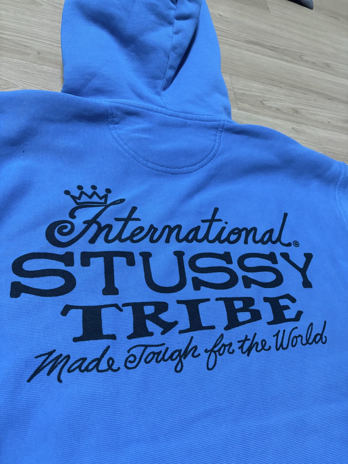 스투시 이스트 피그먼트 다이드 후드 블루 상품이미지5