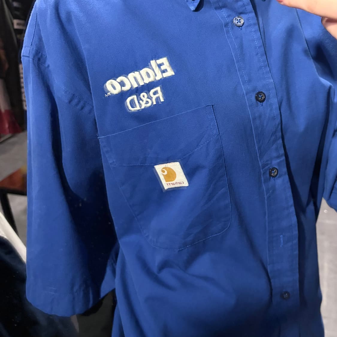 [IM] Carhartt 칼하트 반팔 셔츠 블루 상품이미지6