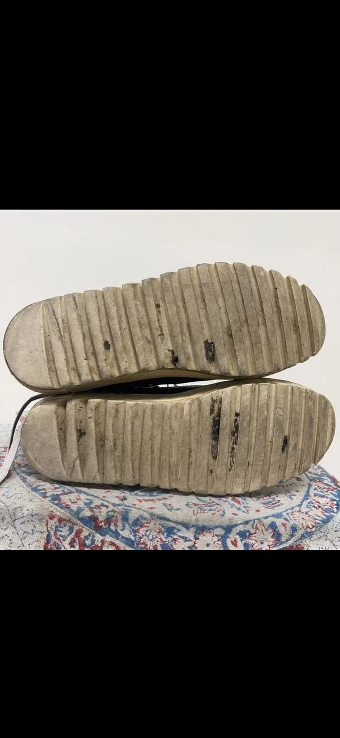 데이빗스톤 레더 하이탑 스니커즈 270 릭오웬스맛 상품이미지4