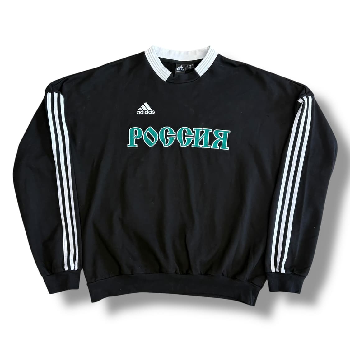 Adidas X 고샤 루브친스키 18F/W 블랙 오버핏 맨투맨 상품이미지1