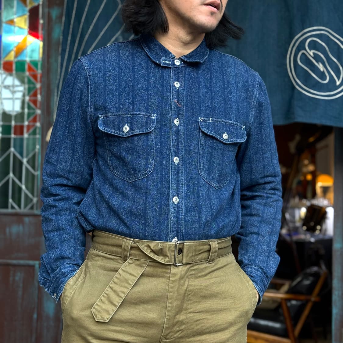 CPO Provisions 데님 워크 셔츠 M 상품이미지7