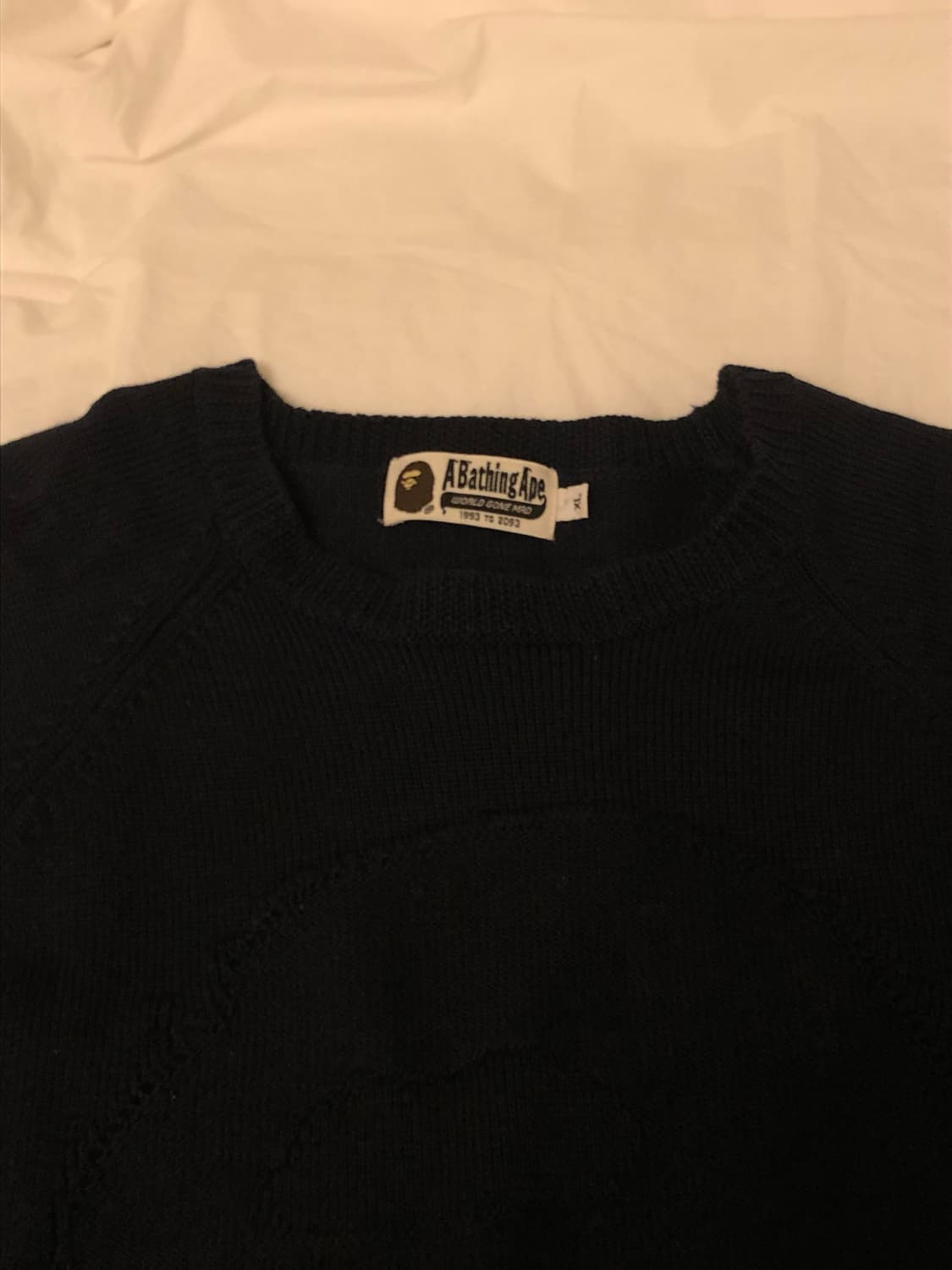 베이프 나그랑 니트 (navy,XL) 상품이미지2