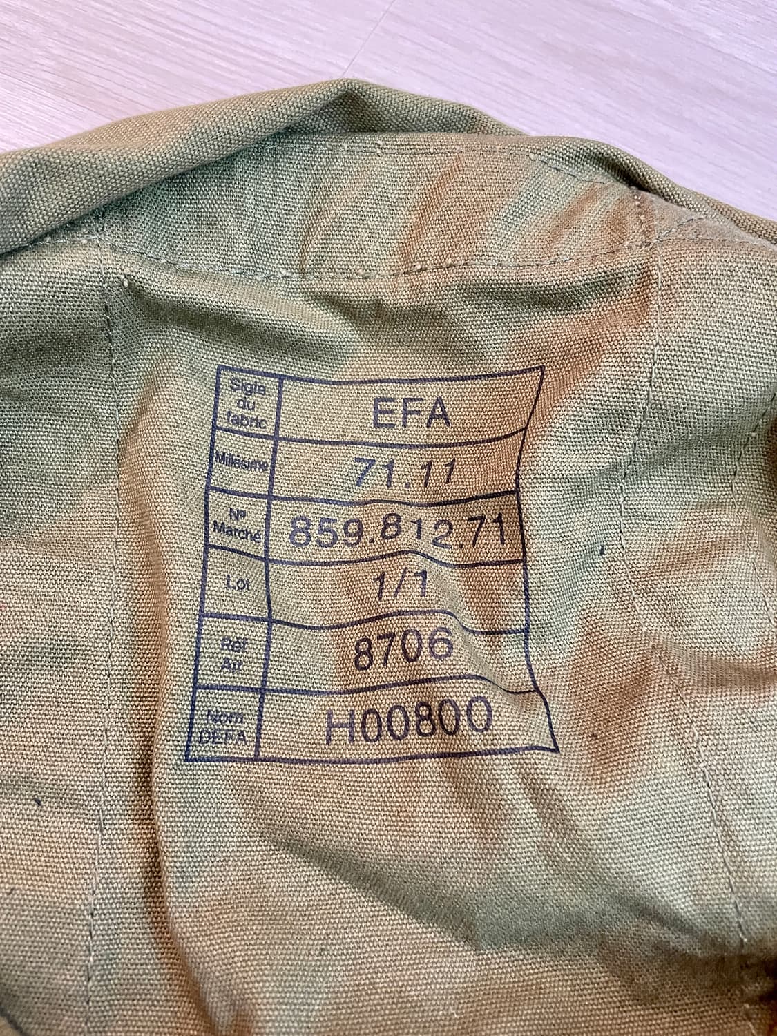 80s french military duffel bag 상품이미지3