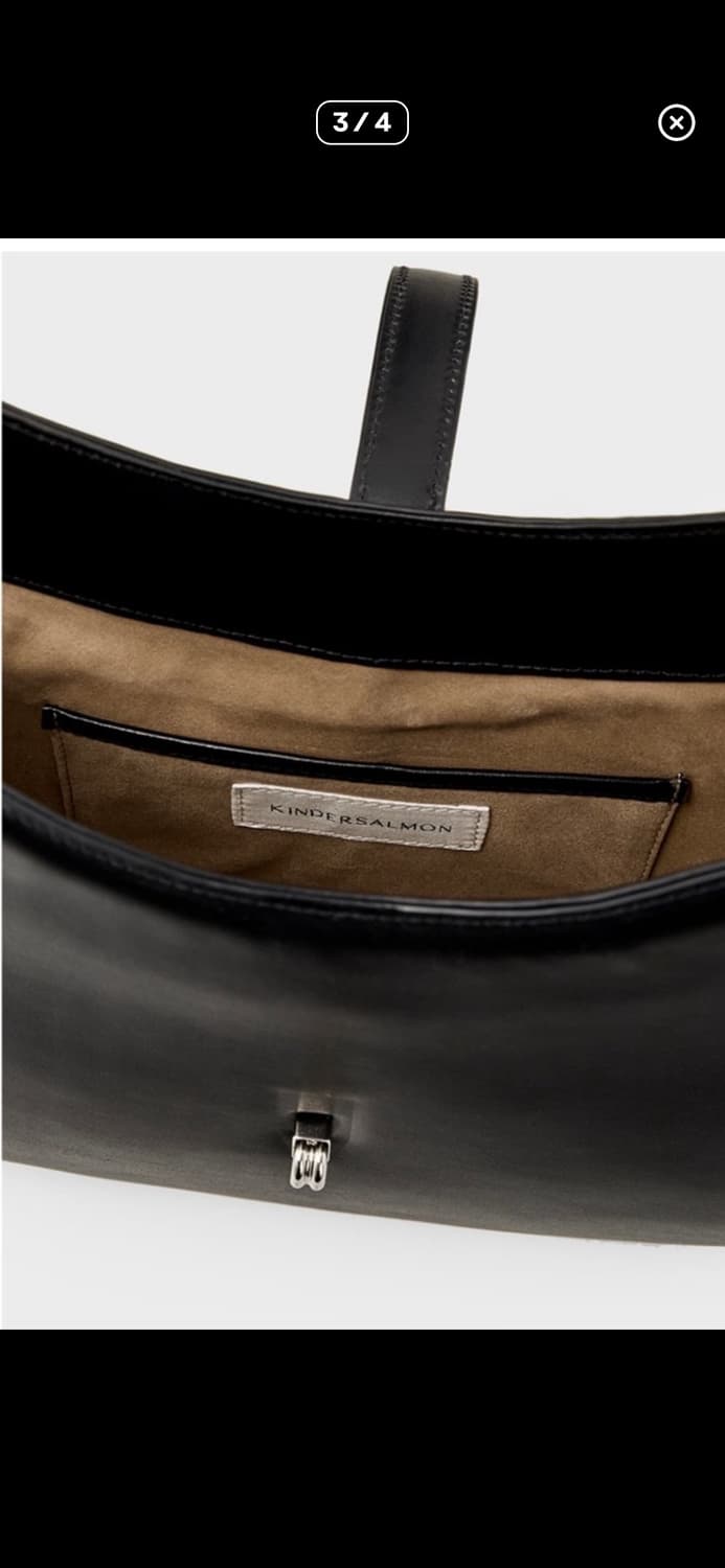 킨더살몬 호보백 블랙 상품이미지2