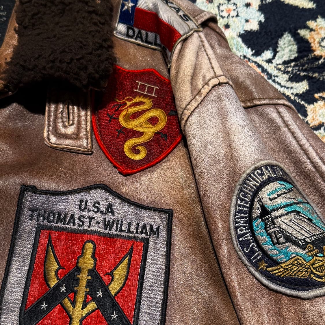 AVIREX 90s 아비렉스 타입 G-1 소가죽 자켓 M 105 상품이미지3