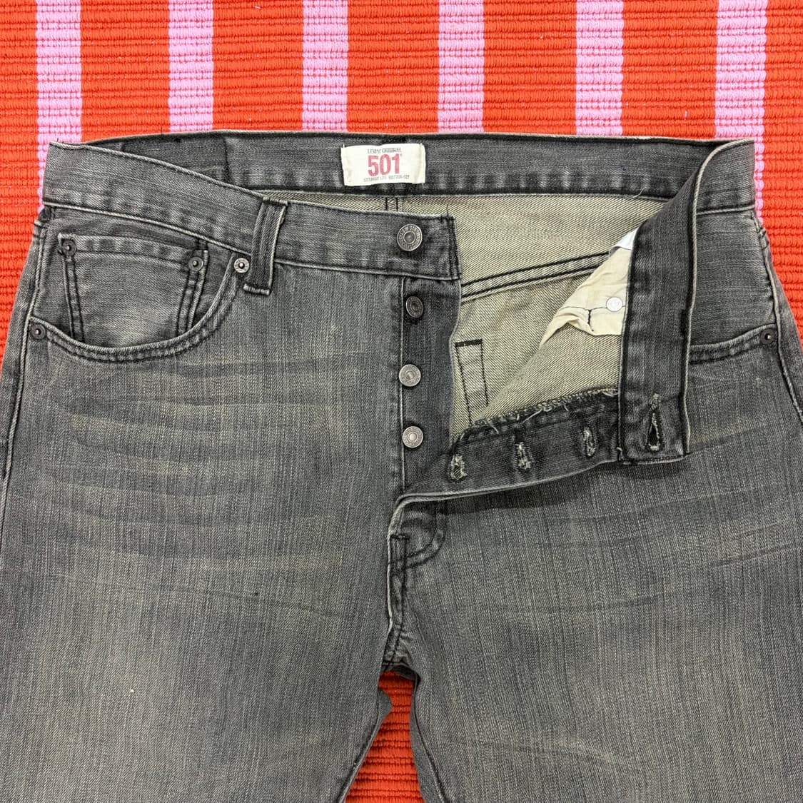 리바이스 501 그레이 데님 (34) 상품이미지6