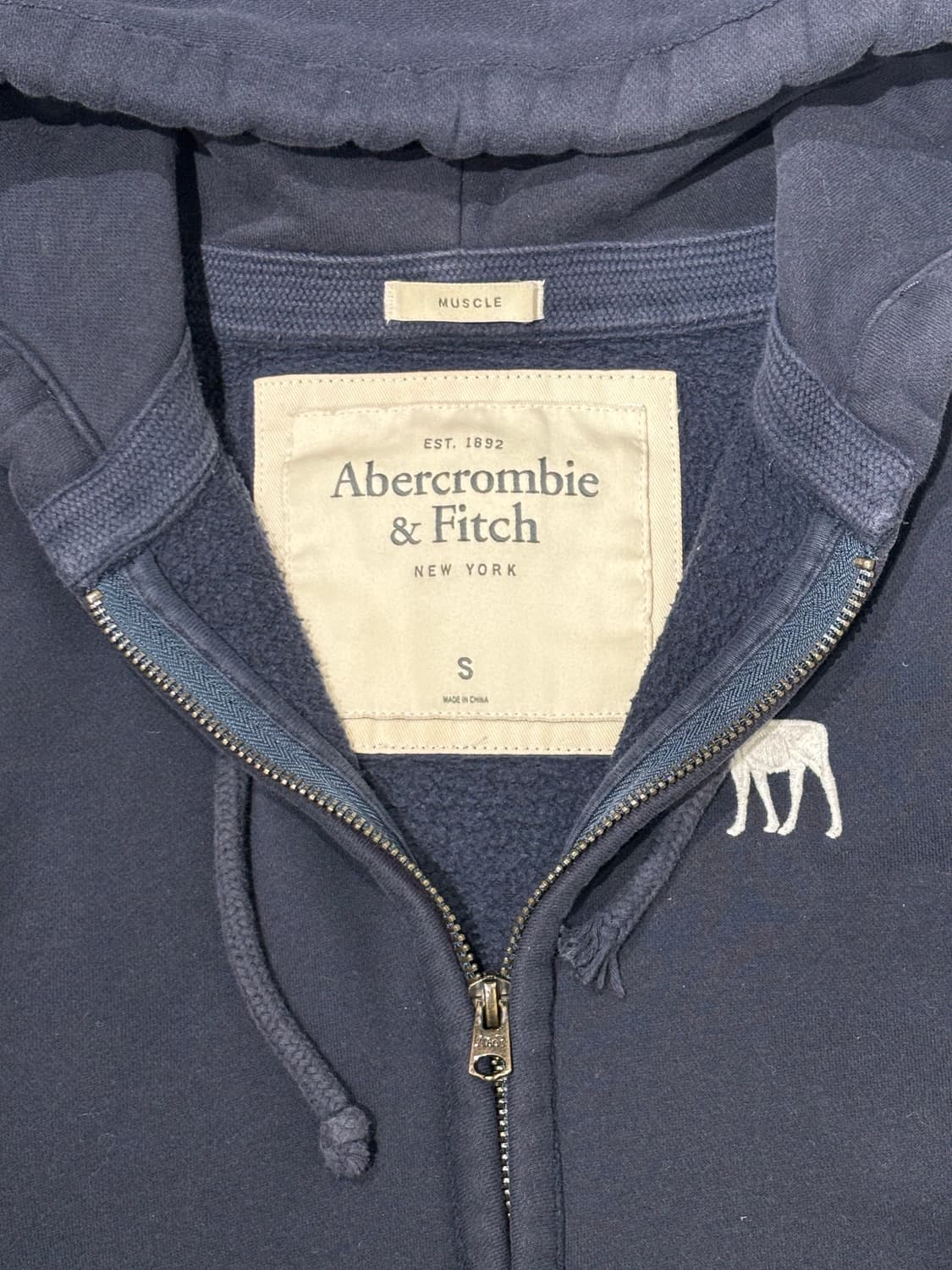 아베크롬비 자수로고 후드집업 상품이미지9