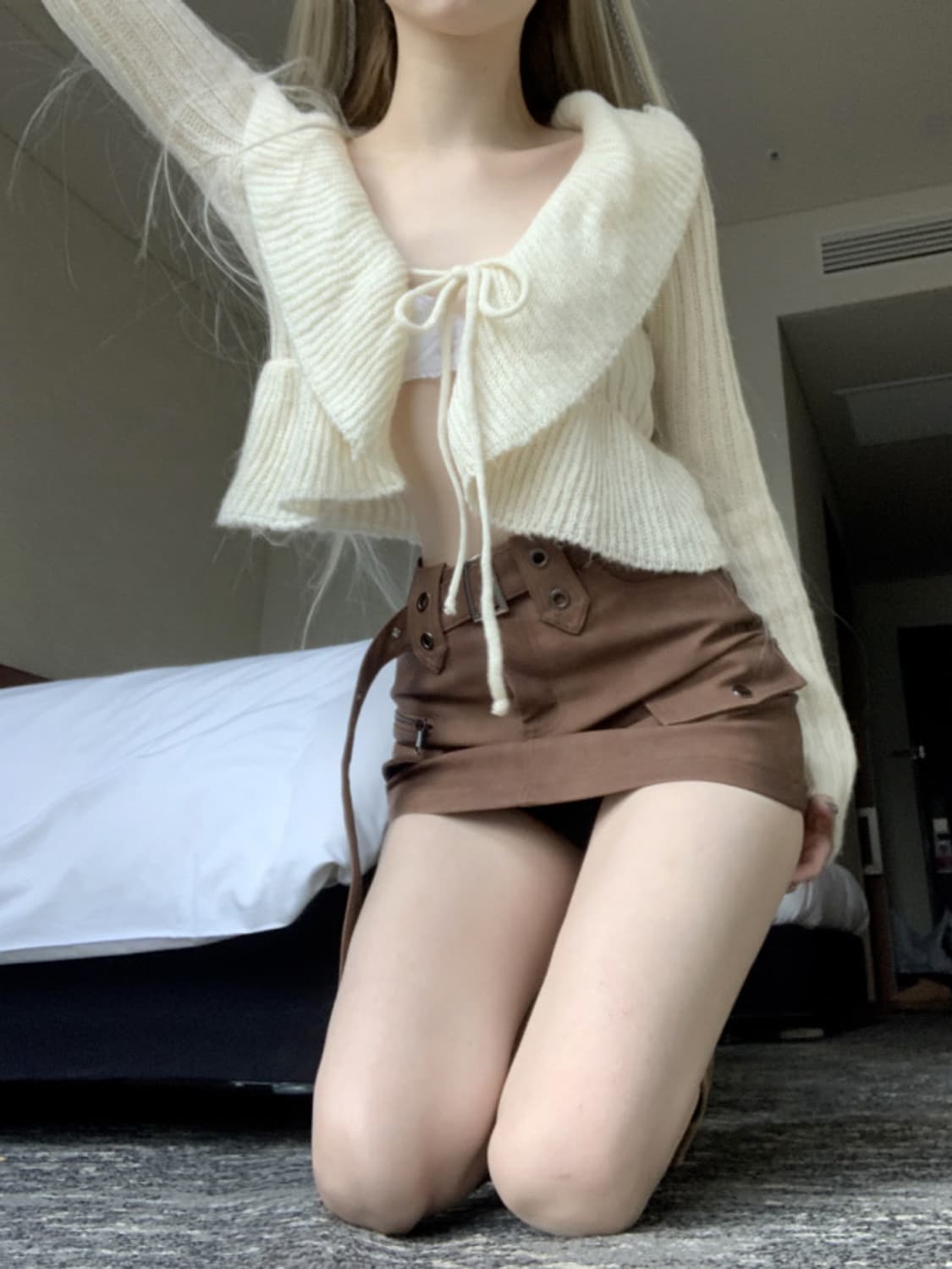 Suzen 스젠 Lorancia Ribbon Cardigan 니트가디건 상품이미지6