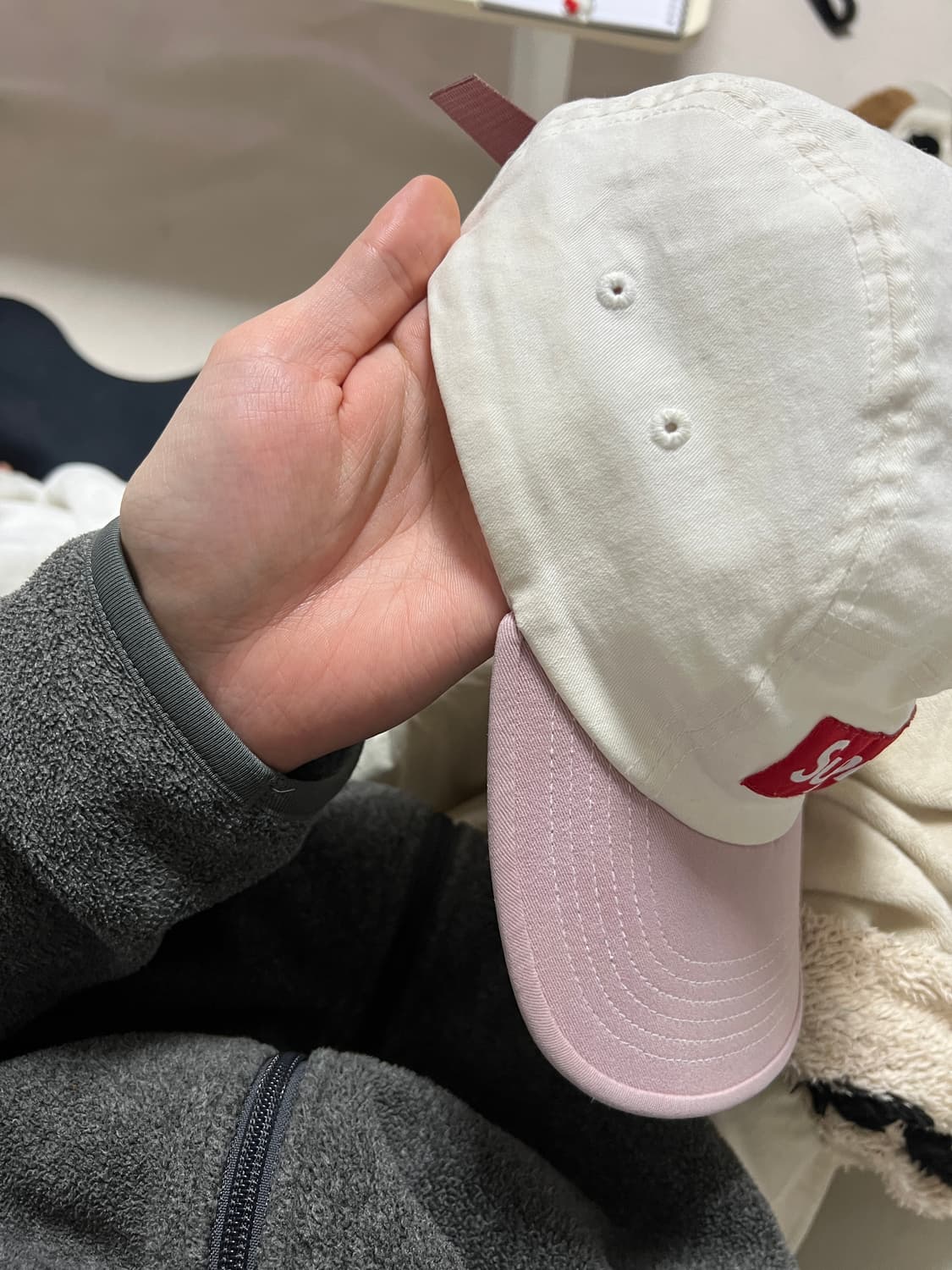 슈프림 투톤 트윌 캠프캡 22ss 상품이미지4