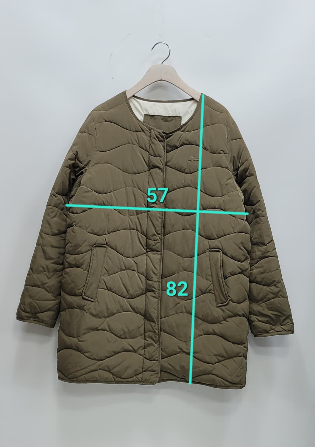 LACOSTE 라코스테 항아리 퀼팅 경량 패딩 자켓 / 여 38(100) 상품이미지10