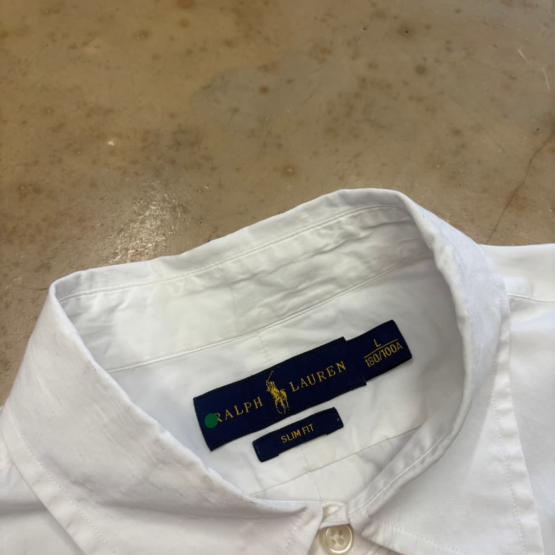 L 폴로랄프로렌 슬림핏 화이트 셔츠 상품이미지4