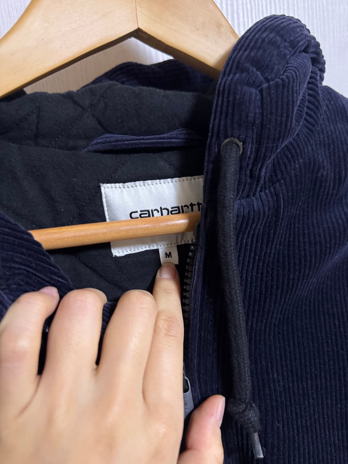 칼하트 팀버 자켓 W (M사이즈) 네이비 상품이미지5