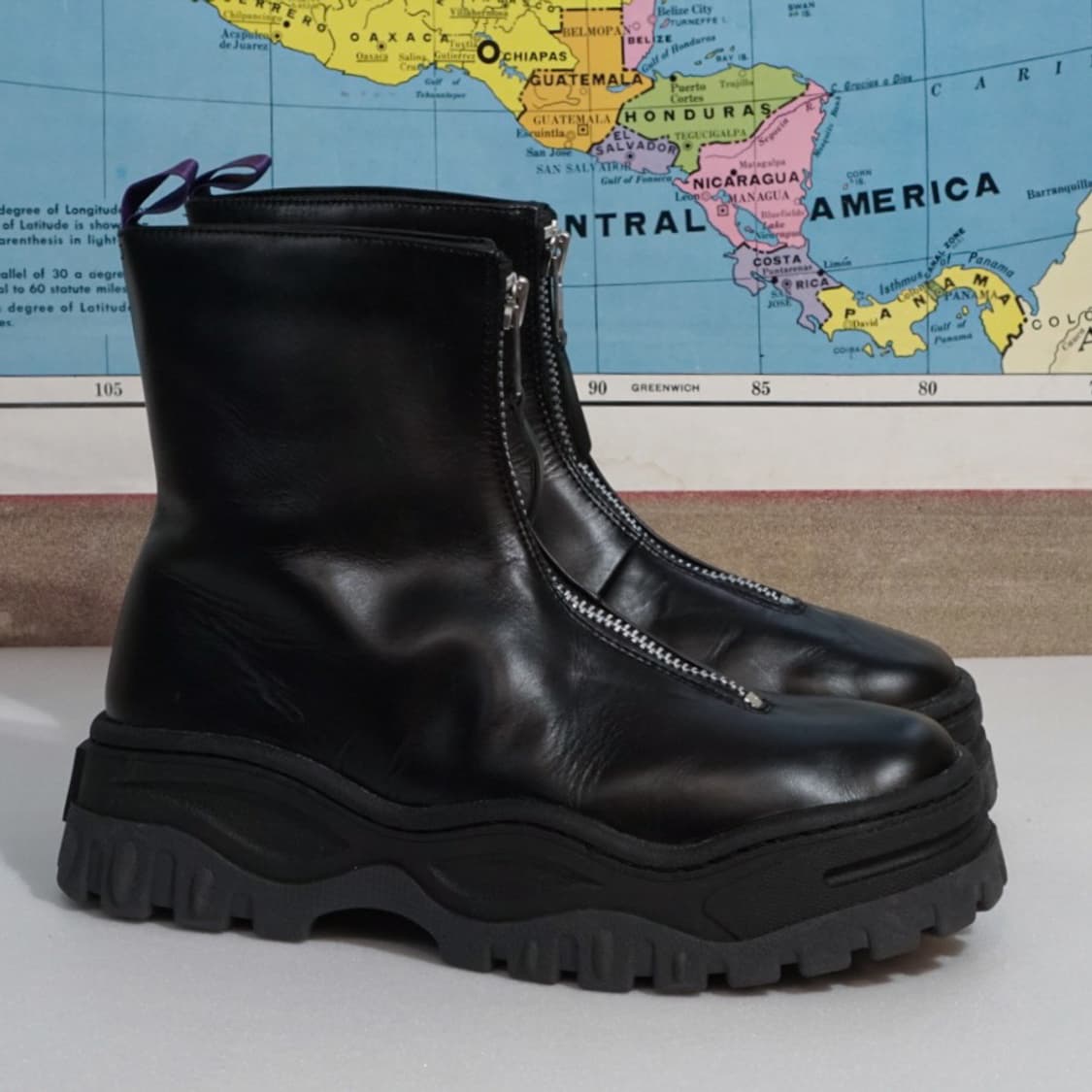 이티스 레이븐리 레더 집업 부츠 상품이미지3