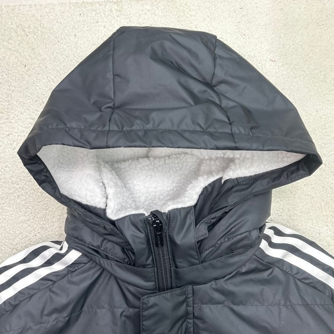 아디다스 보아 롱패딩 블랙 150 상품이미지4