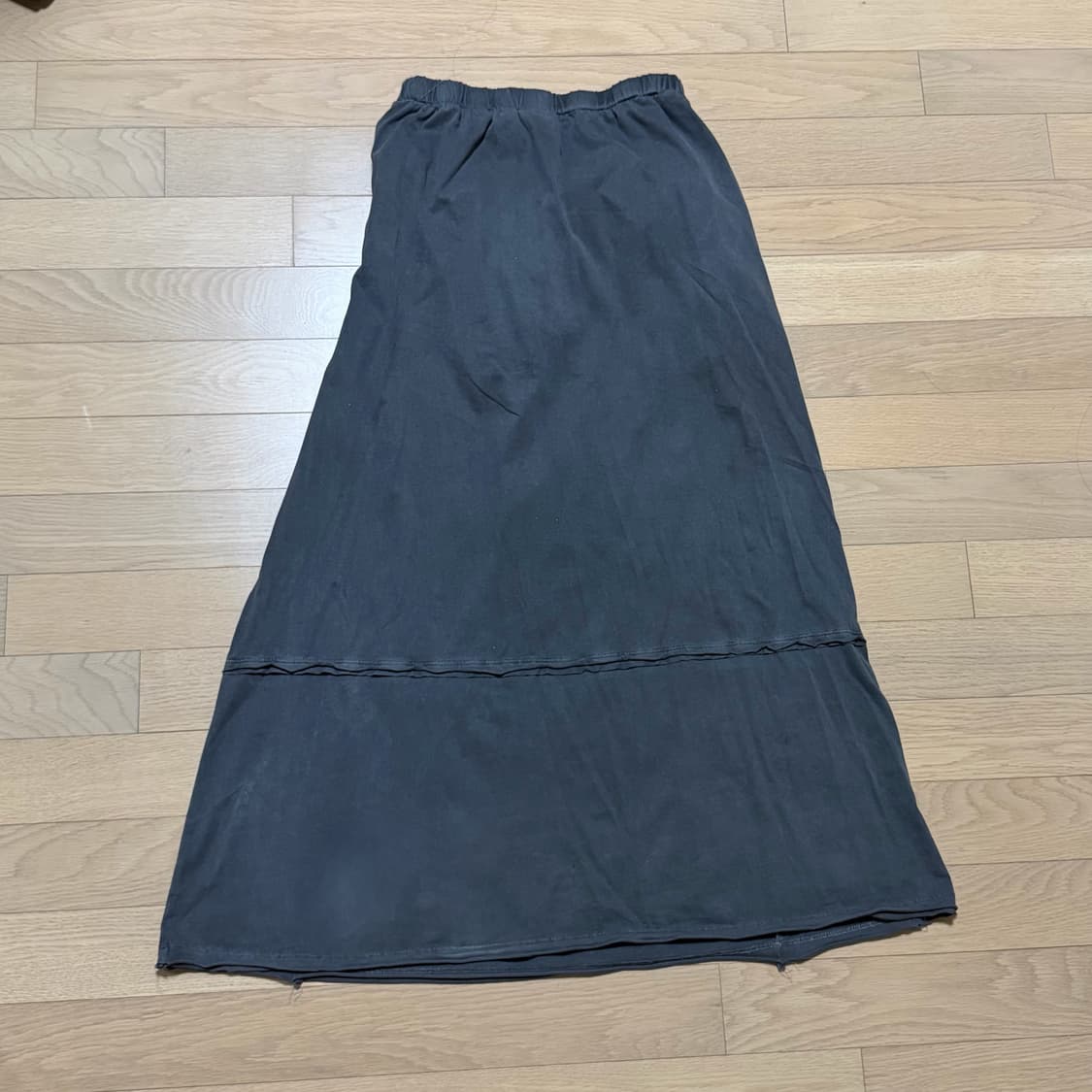 인사일런스 노티드 맥시 저지 스커트 상품이미지8