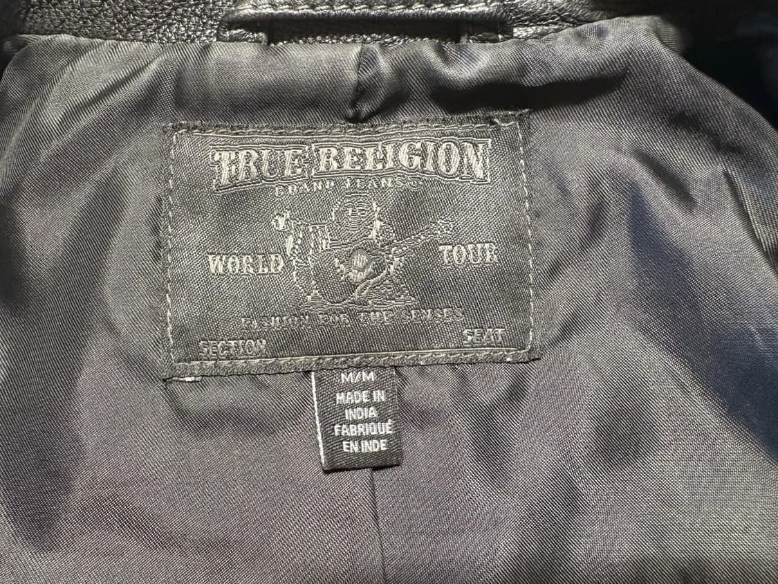 트루릴리전 레더 모토 자켓 상품이미지7