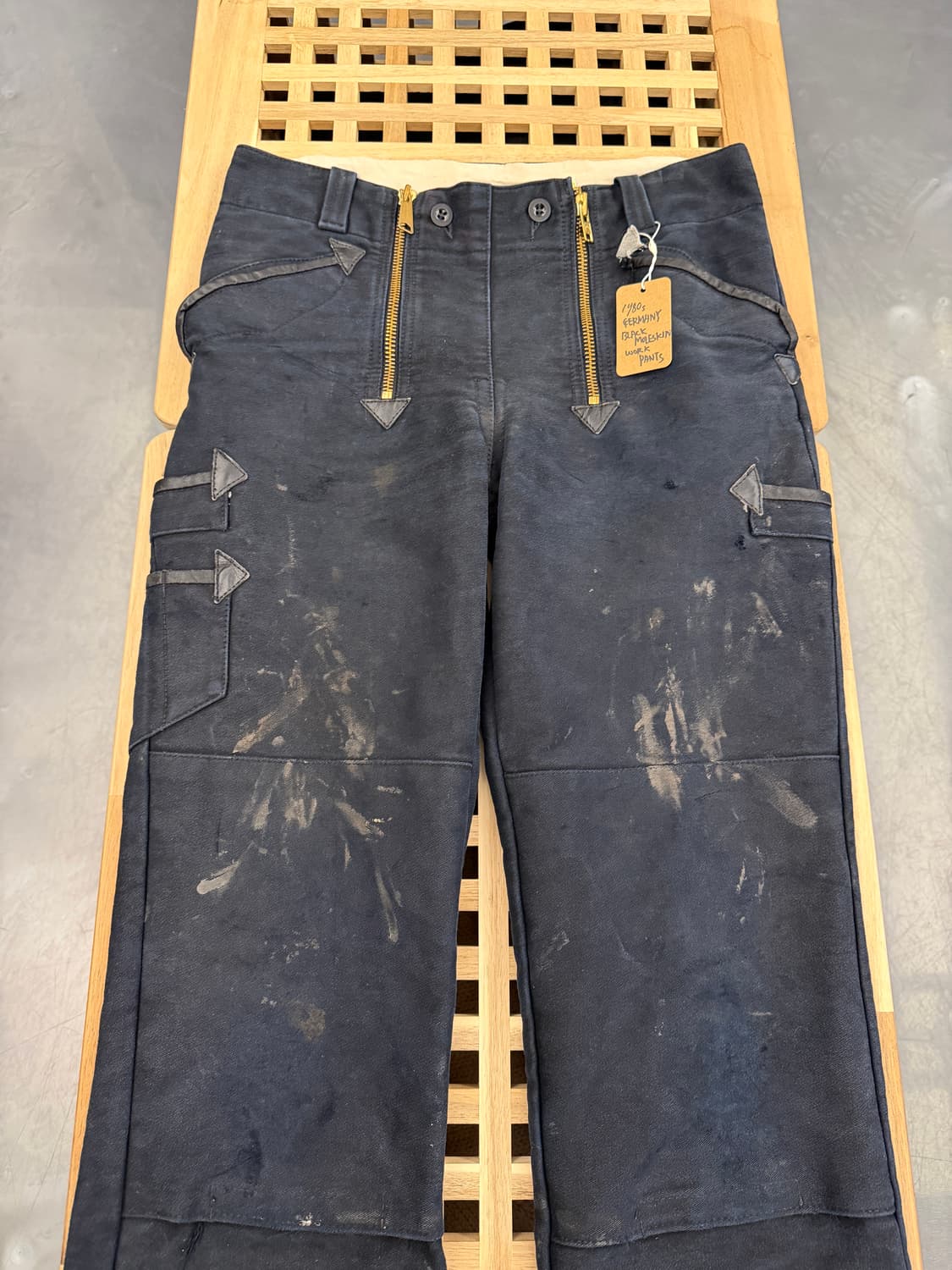 80s GERMANY LOGGER MOLESKIN 블랙몰스킨팬츠 상품이미지3