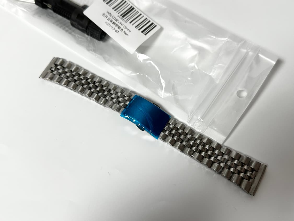 쥬빌레 시계 스테인리스 시계 스트랩 20mm 상품이미지1