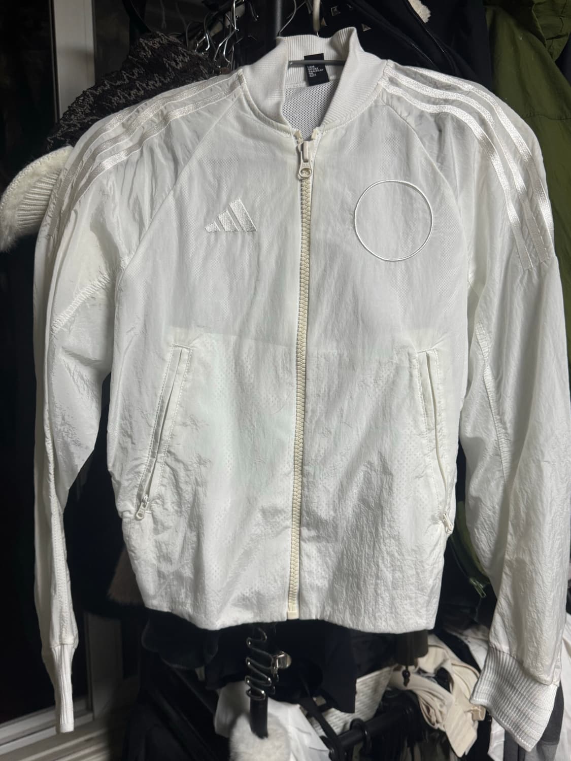 아디다스 X VRC 화이트 바람막이 자켓 아우터 상품이미지1