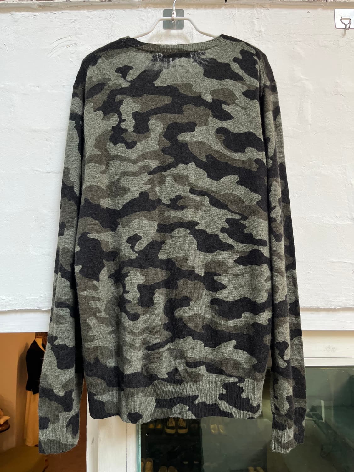 Saks Fifth Avenue 카모플라쥬 캐시미어 혼방 니트 L 상품이미지7