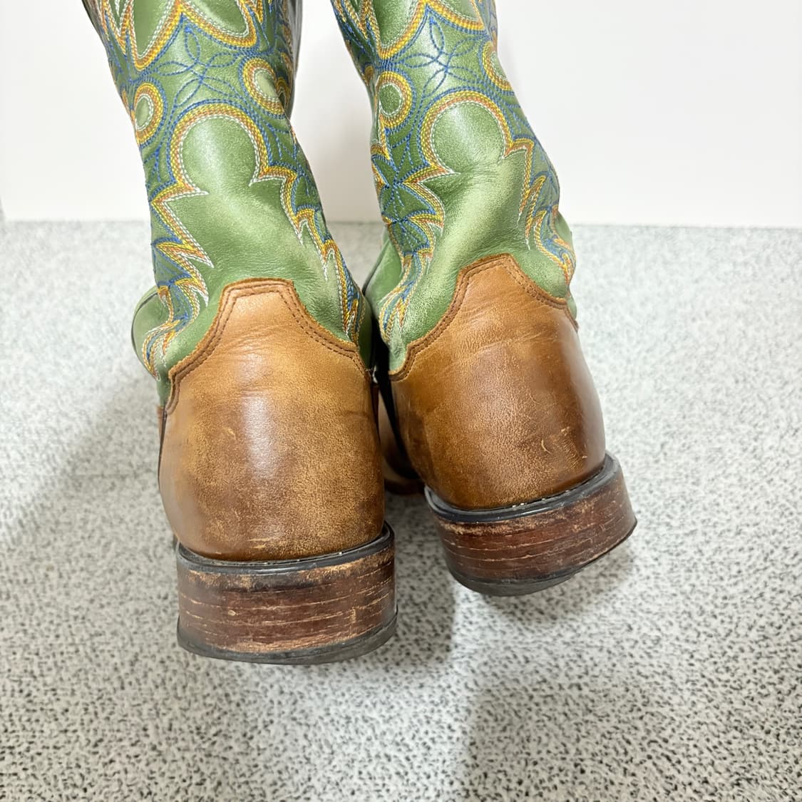 토니 라마 빈티지 웨스턴 카우보이 부츠 Made in USA 상품이미지9