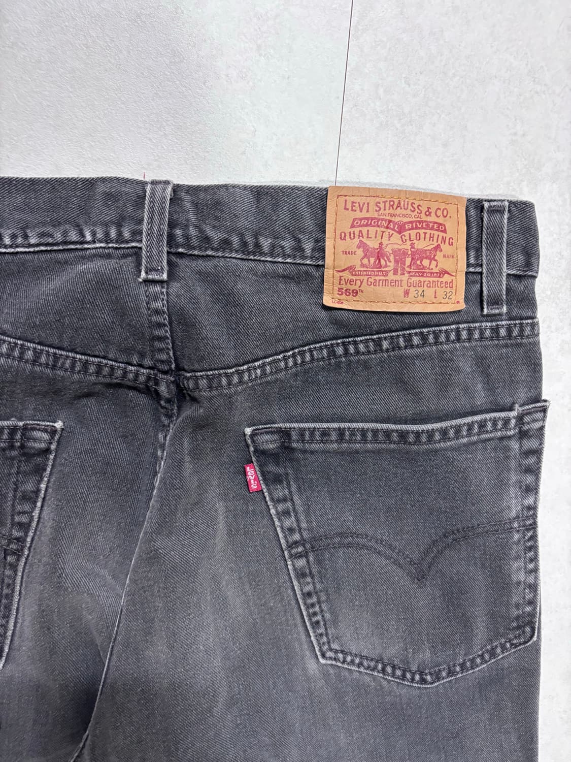 [34]리바이스 569 루즈스트레이트 데님 블랙 상품이미지3