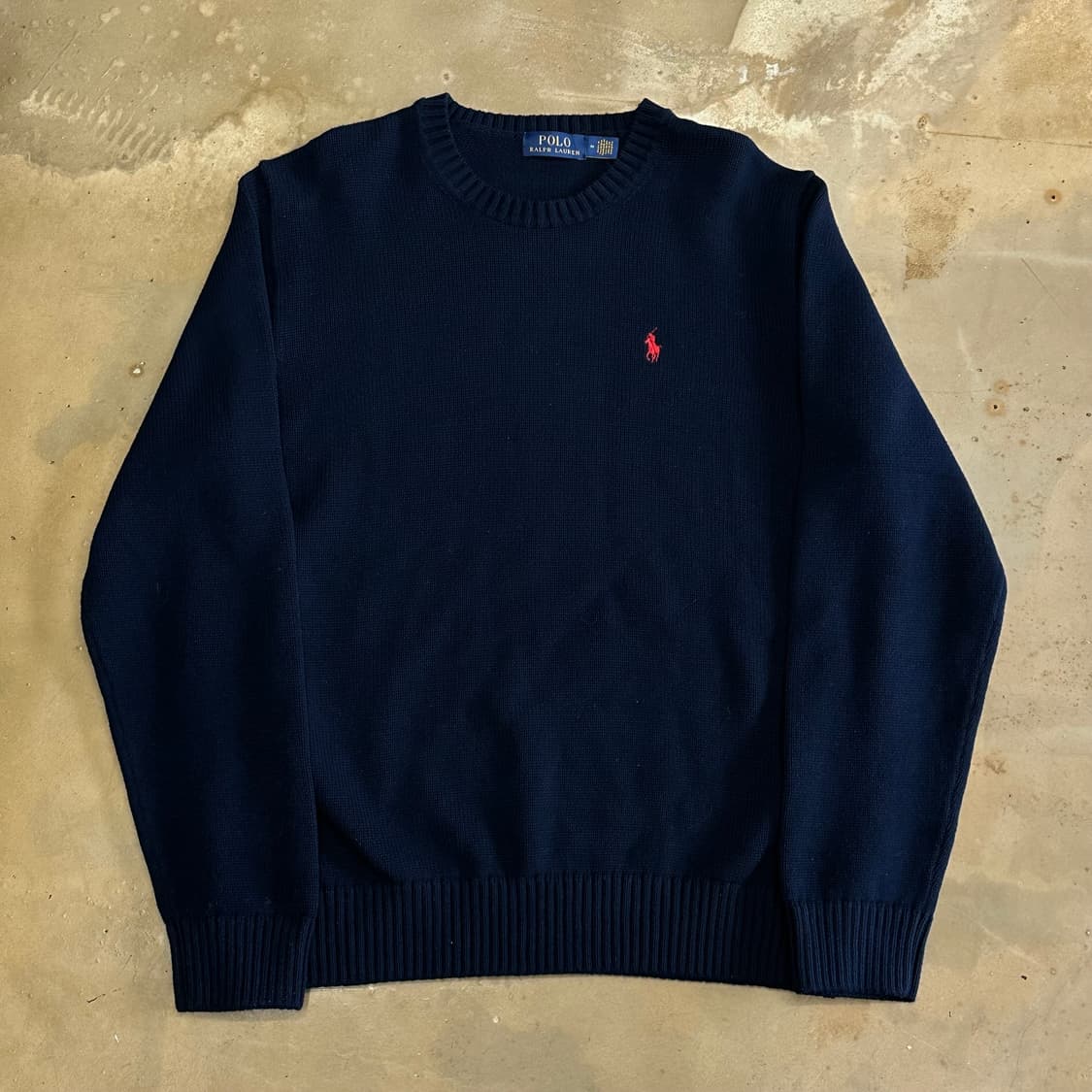 M 폴로랄프로렌 코튼 네이비 니트 상품이미지2