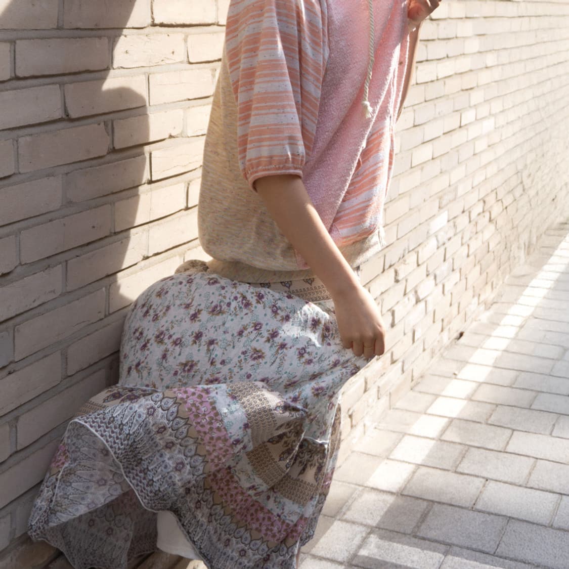 봄 안개 들판 스커트 상품이미지6