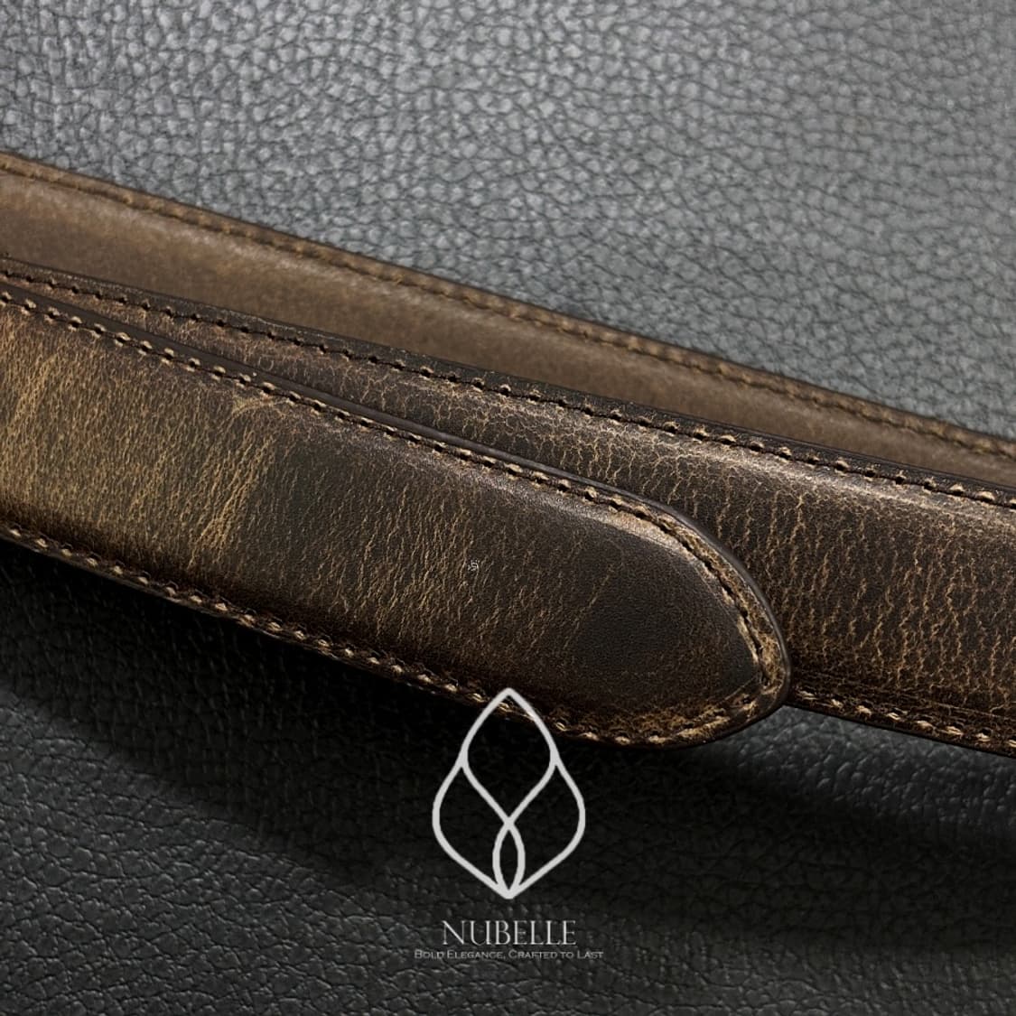 🌗 Vintage leather belt / 이태리 빈티지 가죽 벨트 상품이미지4